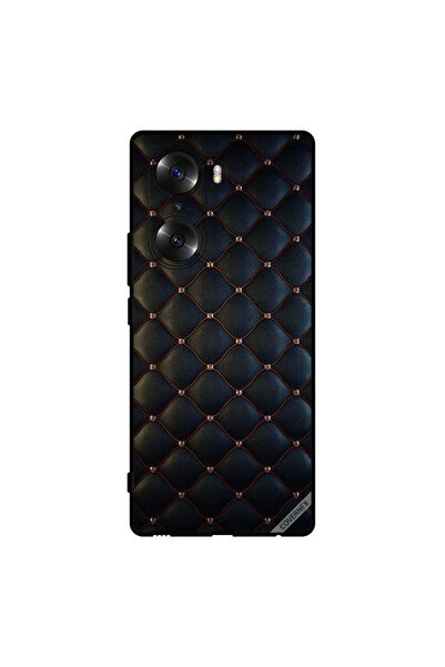 Covernex غطاء حماية لهاتف Honor 60 بنمط مطبوع عليه نقشة قماش أسود