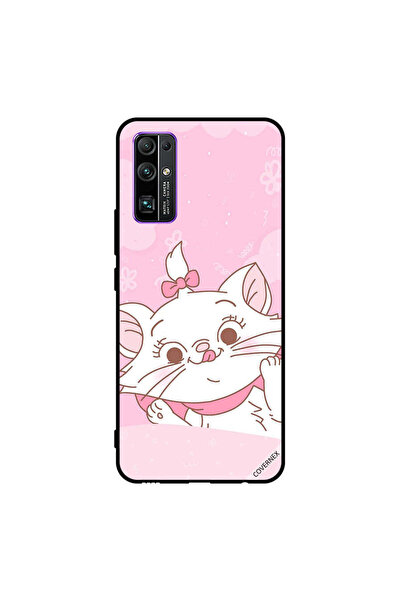 Covernex غطاء حماية لهاتف Honor 30 بتصميم مشبك شعر وردي