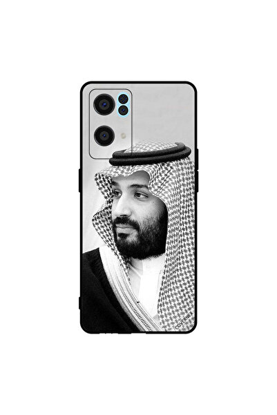 Covernex غطاء حماية لهاتف أوبو رينو 7 برو 5G صورة محمد بن سلمان بالأبيض والأسود