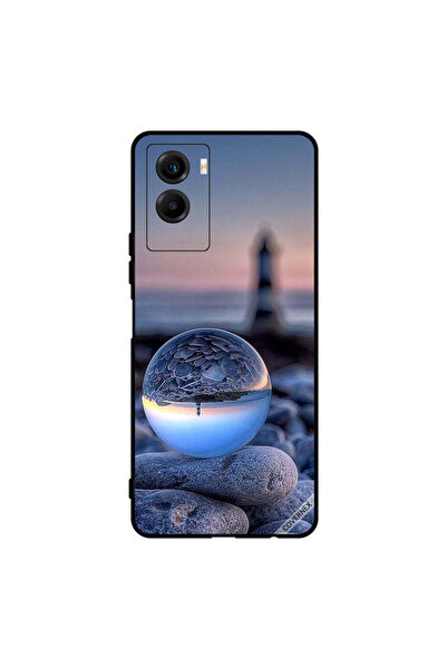 Covernex غطاء حماية لهاتف Vivo Y55s 5G، تصوير رائع للطبيعة في زجاج دائري