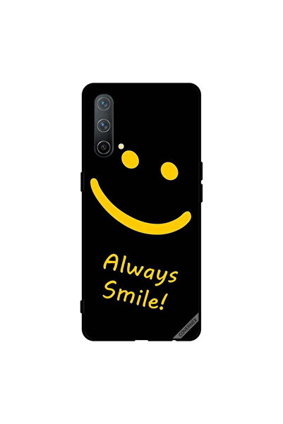 Covernex غطاء حماية لهاتف Oneplus Nord CE 5G، لون أصفر مبتسم دائمًا