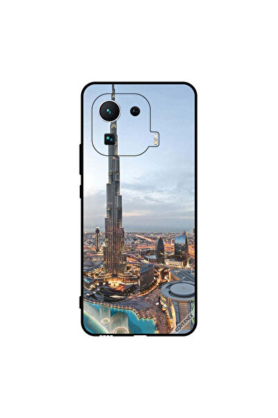 Covernex غطاء حماية لهاتف شاومي مي 11 برو، منظر جميل لوسط مدينة دبي