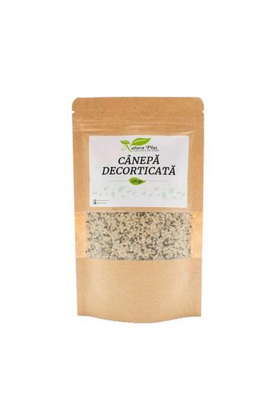 Natura Plus Decorticated Hemp Seeds 125g