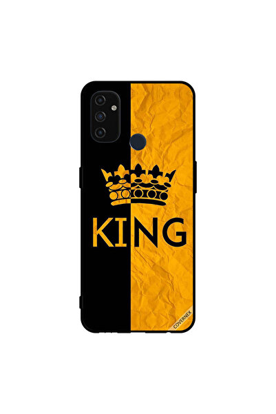 Covernex غطاء حماية لهاتف ون بلس نورد N100 كينج، أسود وأصفر