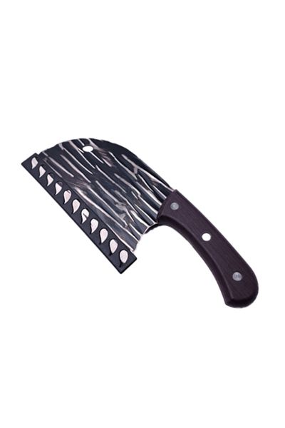 dalimag Universal Cleaver Knife, Forged Blade, Curved, Riveted Handle, Blade Protector, Hook, 26 cm, Dalimag