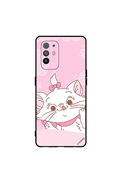 Covernex غطاء حماية لهاتف Oppo A95 - مشبك شعر وردي