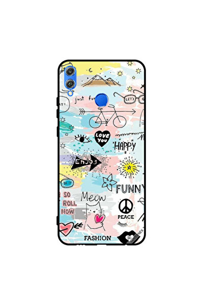 Covernex غطاء حماية لهاتف Honor 8X Doodle Meow Enjoy