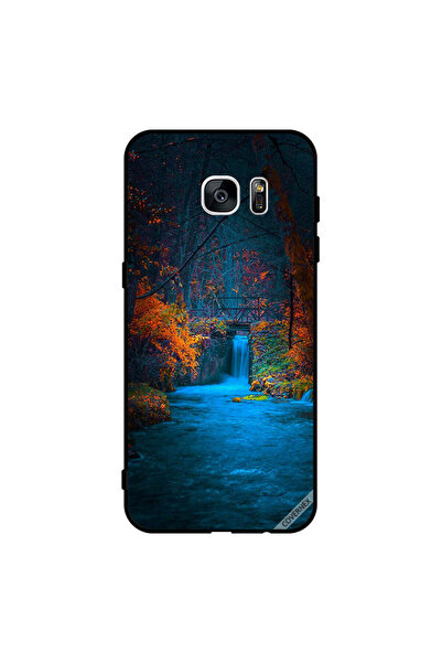 Covernex غطاء حماية لهاتف سامسونج جالاكسي S7 إيدج - شلال أزرق