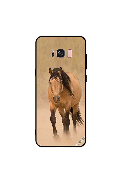Covernex غطاء حماية لهاتف سامسونج جالاكسي S8+ - سباق الخيل البني