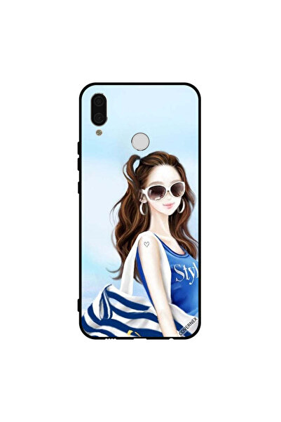 Covernex غطاء حماية لهاتف هواوي نوفا 3i بتصميم قميص أزرق