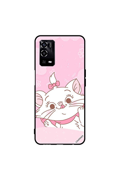 Covernex غطاء حماية لهاتف Oppo A55/56 - مشبك شعر وردي
