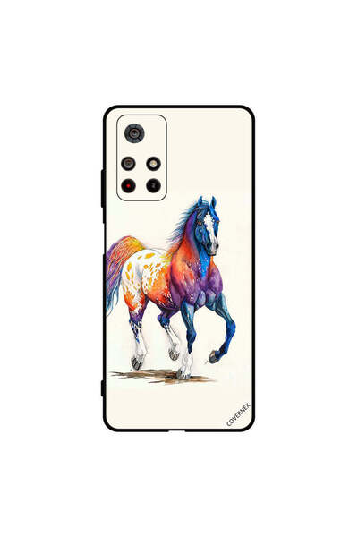 Covernex غطاء حماية لهاتف Poco M4 Pro - حصان ملون