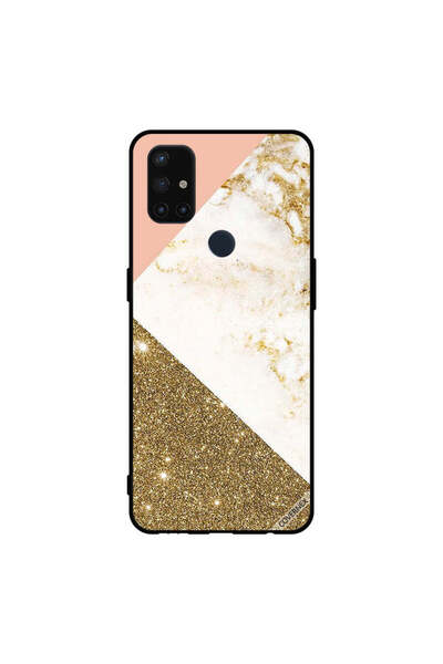 Covernex غطاء حماية لهاتف Oneplus Nord N10 5G بنمط لامع ذهبي وغير لامع