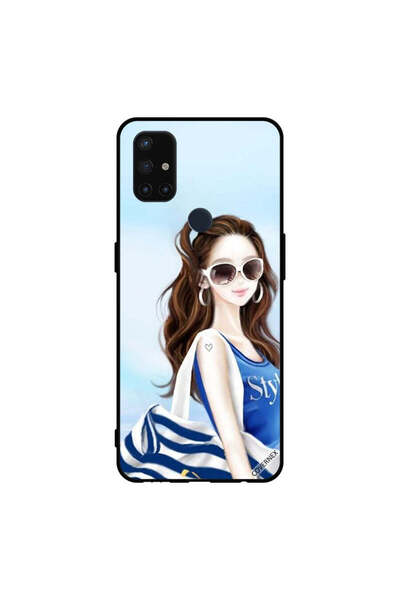 Covernex غطاء حماية لهاتف Oneplus Nord N10 5G بتصميم قميص أزرق