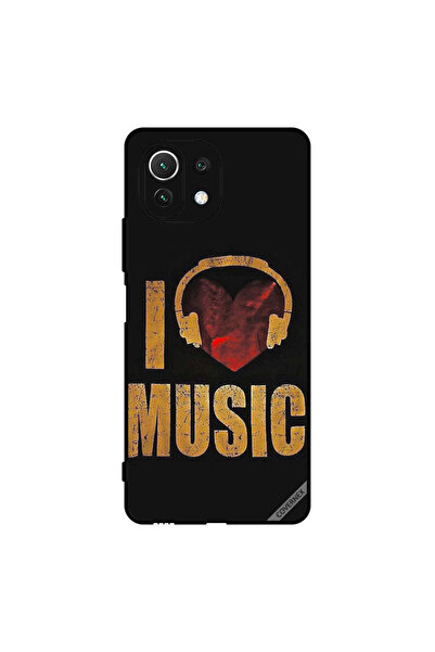 Covernex غطاء حماية لهاتف شاومي مي 11 لايت - أنا أحب الموسيقى فينتاج