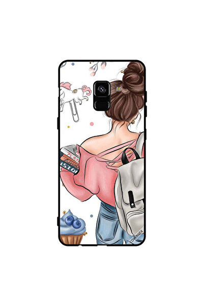 Covernex غطاء حماية لهاتف سامسونج جالاكسي A8+ (2018) كتب في متناول اليد خطة م...