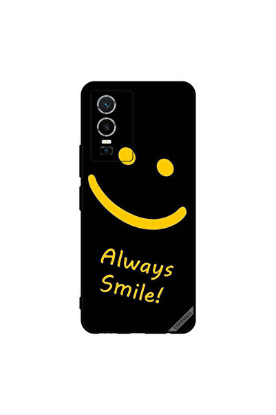 Covernex غطاء حماية لهاتف فيفو Y76 5G - ابتسامة صفراء دائمة