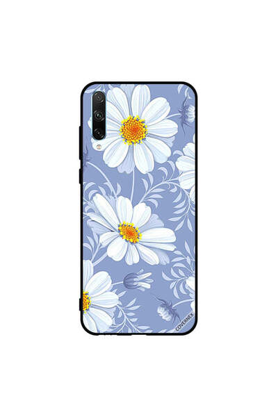 Covernex غطاء حماية لهاتف Honor 30i بطبعة زهور بيضاء متفتحة