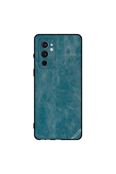 Covernex غطاء حماية لهاتف Oneplus 9RT 5G بنمط جلدي أزرق