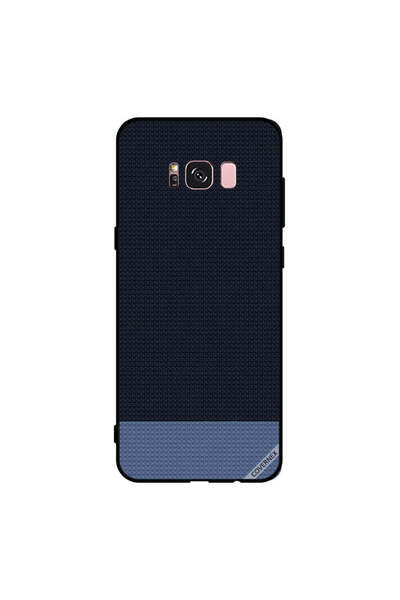 Covernex غطاء حماية لهاتف سامسونج جالاكسي S8+ بنقشة أشكال منقطة باللون الأزرق