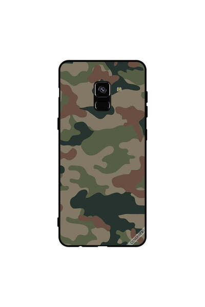 Covernex غطاء حماية لهاتف سامسونج جالاكسي A8+ (2018) بنمط مموه باللونين الأخض...