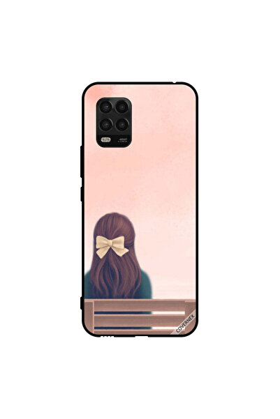 Covernex غطاء حماية لهاتف شاومي مي 10 لايت 5G - فتاة جميلة على مقعد