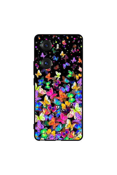 Covernex غطاء حماية لهاتف Honor 60 Pro - فراشات صغيرة متعددة الألوان