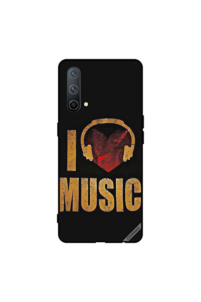 Covernex غطاء حماية لهاتف Oneplus Nord CE 5G Vintage I Love Music