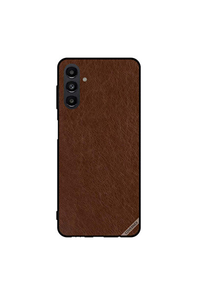 Covernex غطاء حماية لهاتف سامسونج جالاكسي A13 5G بنقشة جلد بني داكن