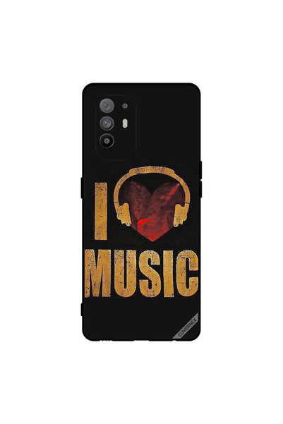 Covernex غطاء حماية لهاتف Oppo A95 Vintage I Love Music