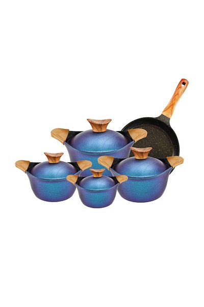 rexa Neoklein Titanium Granite Cookware Set of 9 Pieces