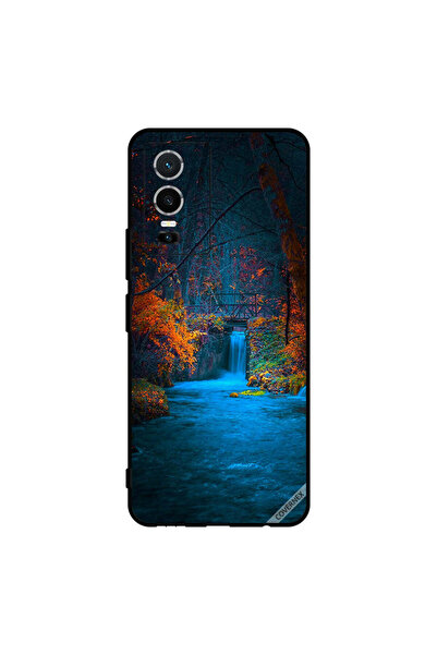 Covernex غطاء حماية لهاتف فيفو Y76 5G بلون الشلال الأزرق