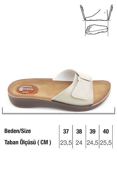 GEZER Women's Summer Massage Soft Comfortable Sole Single Velcro Adjustable Daily Slippers