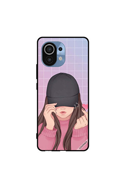 Covernex غطاء حماية لهاتف شاومي مي 11 سناب لوف، فتاة سوداء