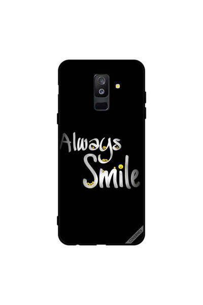 Covernex غطاء حماية لهاتف سامسونج جالاكسي A6+ (2018) ابتسم دائمًا
