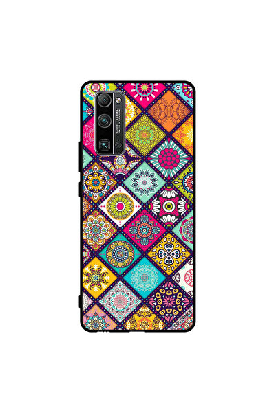 Covernex غطاء حماية لهاتف Honor 30 Pro+ بنمط زهور متعدد الأشكال