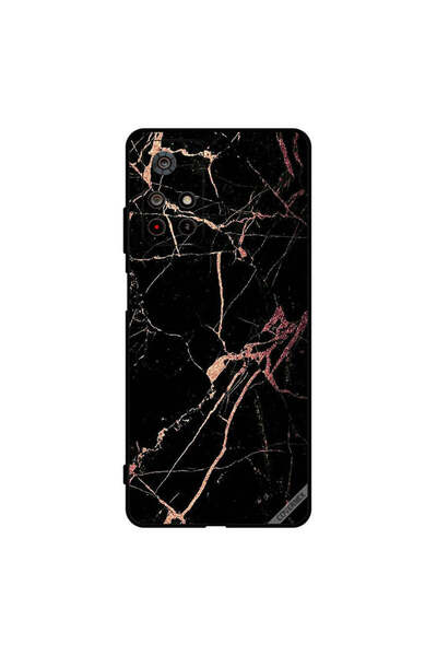 Covernex غطاء حماية لهاتف Poco M4 Pro بنمط رخامي أسود