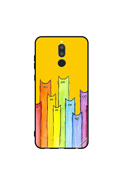 Covernex غطاء حماية لهاتف هواوي ميت 10 لايت بتصميم دمية قطة