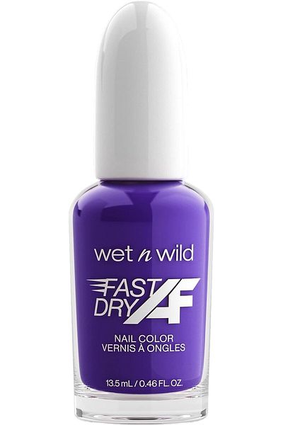 WET N WİLD Fast Dry AF Nail Polish Color, Purple Married Into Royalty-Quick Drying - 40 Seconds-5 Days, Shine