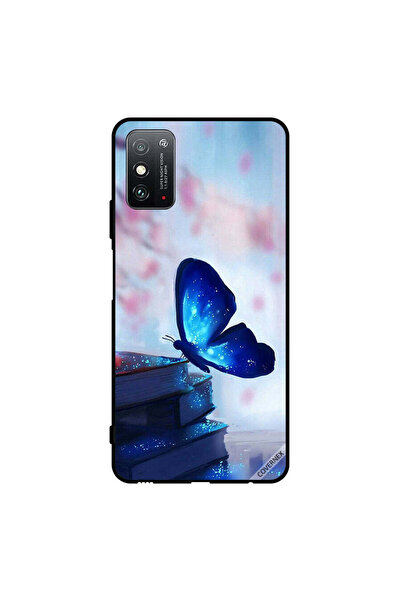 Covernex Protective Case Cover For Honor X10 Max 5G Dark Blue Butterfly On Books