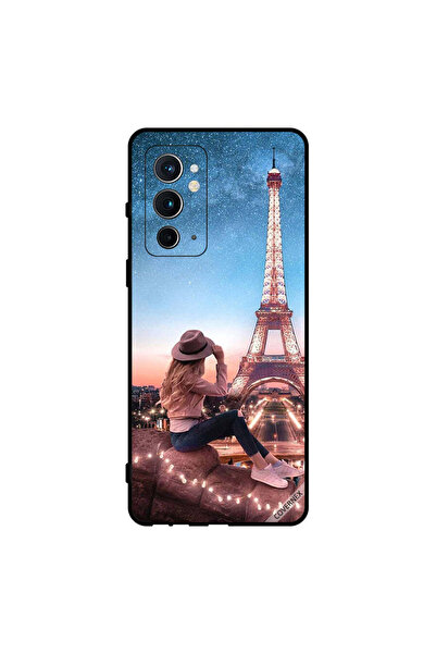 Covernex غطاء حماية لهاتف Oneplus 9RT 5G، فتاة قبعة بنية اللون وبرج إيفيل
