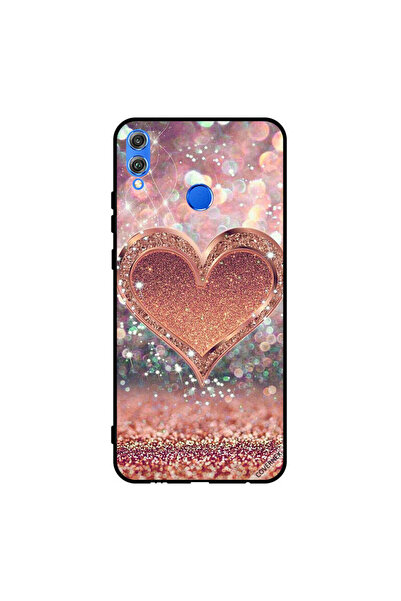 Covernex غطاء حماية لهاتف Honor 8X - قلب ذهبي لامع