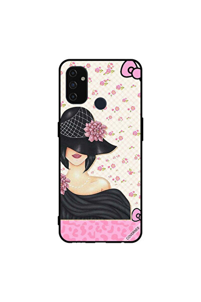 Covernex غطاء حماية لهاتف Oneplus Nord N100 - فتاة ذات قبعة سوداء