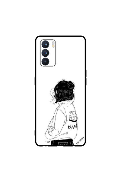 Covernex غطاء حماية لهاتف Oppo K9 Pro فتاة تفكر بعمق كبير