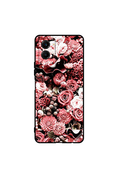 Covernex Protective Case Cover For Vivo Y55s 5G Peach Roses 2