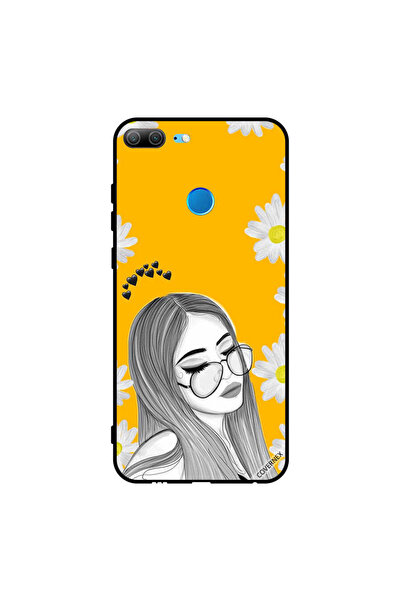 Covernex غطاء حماية لهاتف Honor 9 Lite مع صورة فتاة النظارات