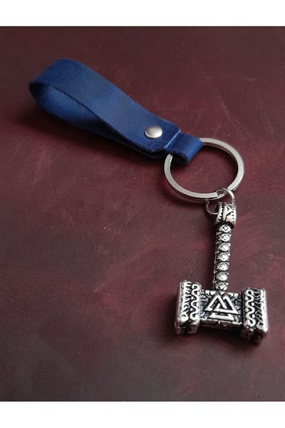 BSN Store Thor Hammer Figure Keychain Premium Hand Made Real Leather Keychain
