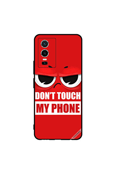 Covernex Protective Case Cover For vivo Y76 5G Don't Touch My Phone Red