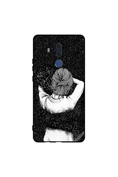Covernex غطاء حماية لهاتف هواوي ميت 10 برو - خيال ليلي لفتاة خربشة