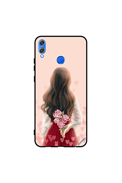 Covernex غطاء حماية لهاتف Honor 8X فتاة تخفي الزهور